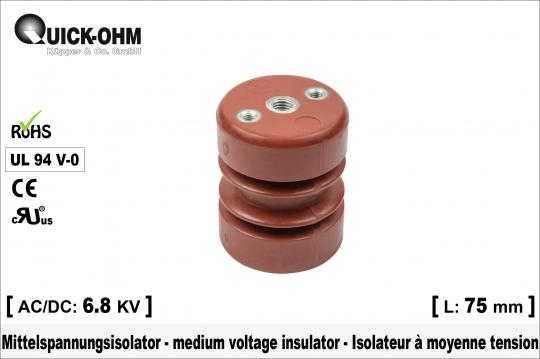 medium voltage insulator-length75mm
